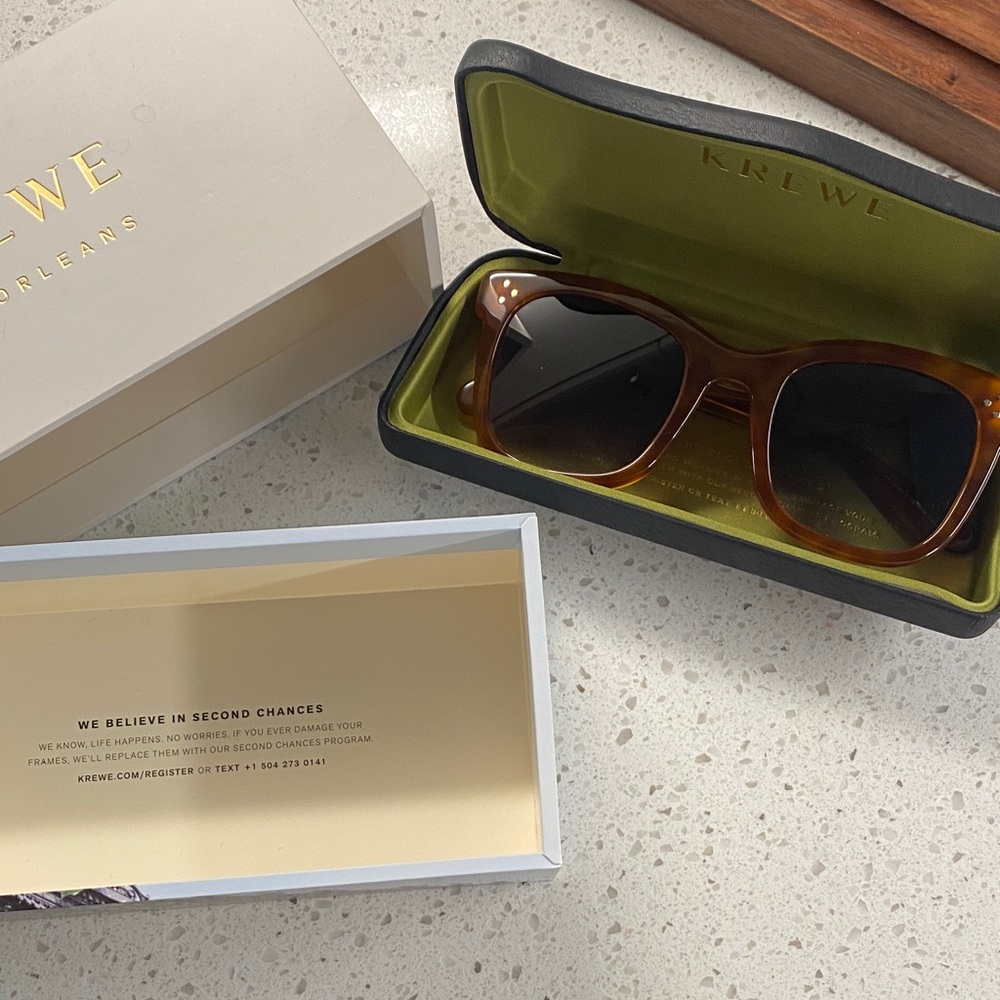Krewe Adele Sunglasses in Amaro